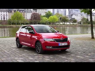 SKODA RAPID SPACEBACK Exterior Design in Red Trailer | AutoMotoTV