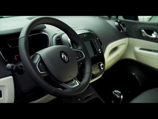 2017 New Renault CAPTUR Interior Design in White Trailer | AutoMotoTV