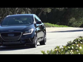 2018 GENESIS G80 SPORT Driving Video | AutoMotoTV