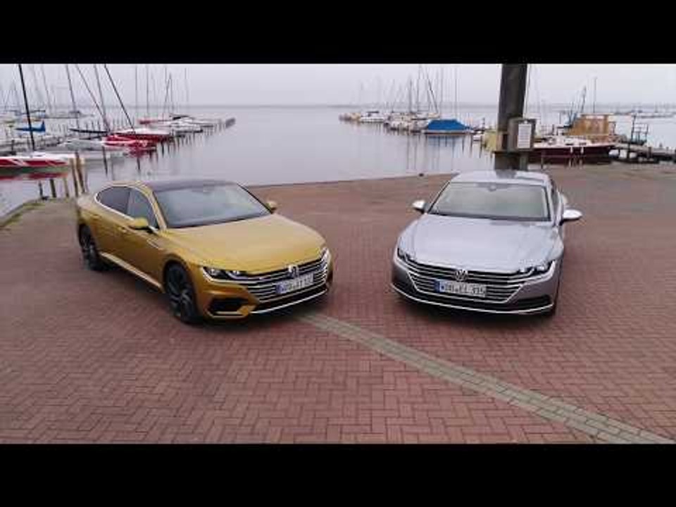 Volkswagen Arteon Elegance and Arteon R Linie Exterior Design | AutoMotoTV