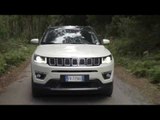 All-new Jeep Compass Driving on road in Portugal | AutoMotoTV