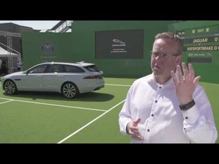 Andy Murray serves up new Jaguar XF Sportbrake - Nick Collins | AutoMotoTV
