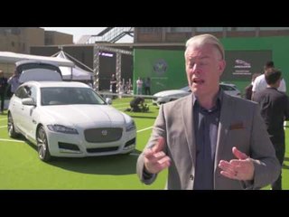 Andy Murray serves up new Jaguar XF Sportbrake - Wayne Burgess | AutoMotoTV