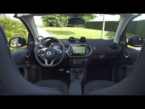 smart fortwo cabrio electric drive red Interior Design | AutoMotoTV