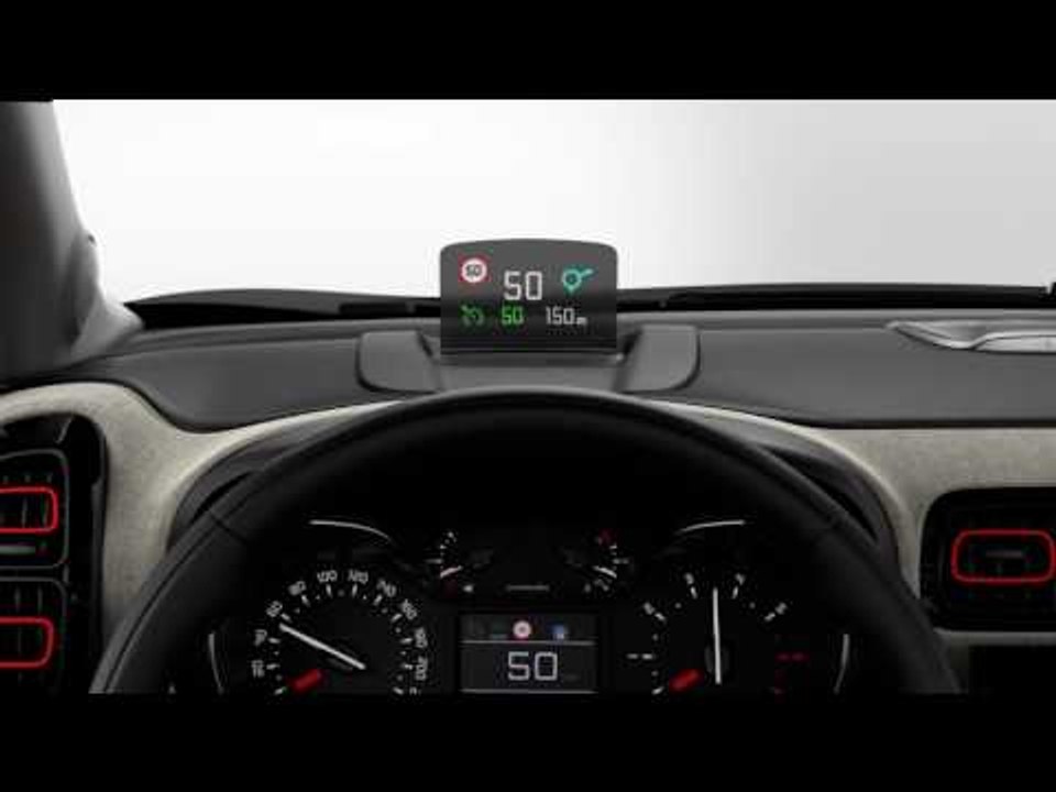 The Citroen C3 Aircross - Head-up display | AutoMotoTV