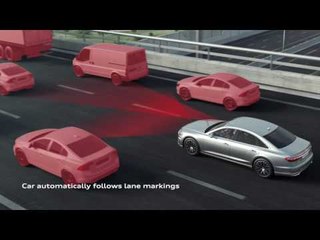 Audi A8 - Audi AI traffic jam pilot Animation | AutoMotoTV