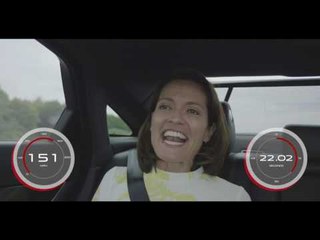 New JAGUAR XJR575 hosts the fastest interview | AutoMotoTV