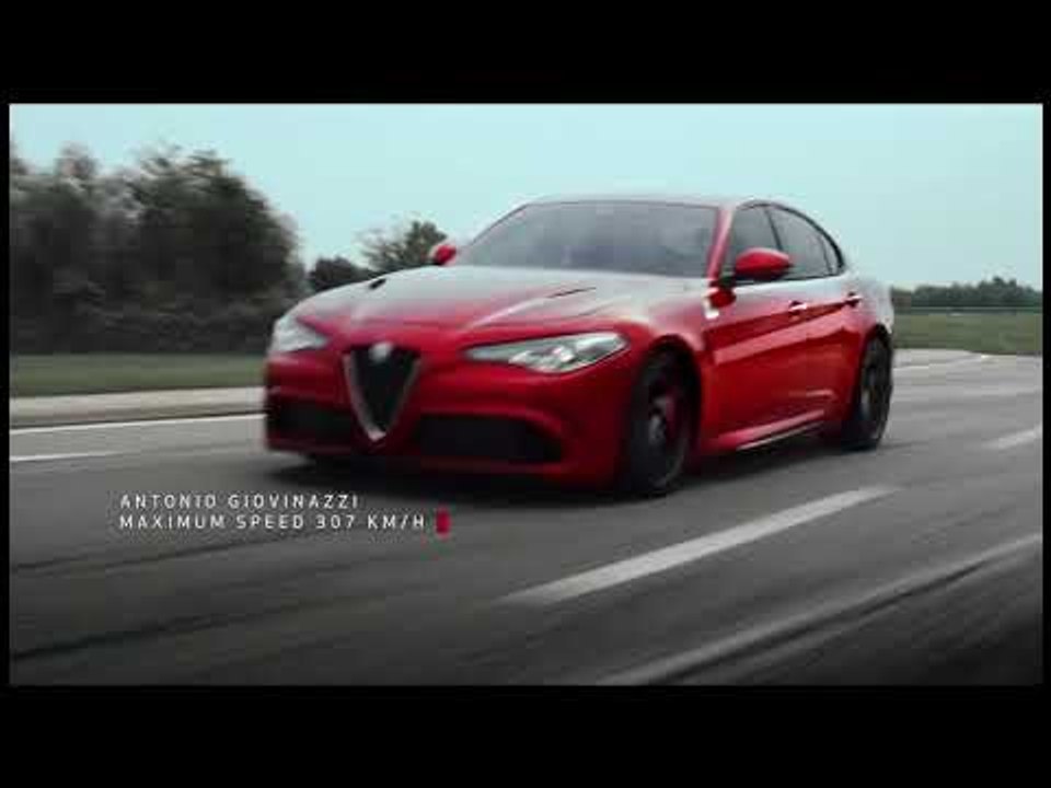Alfa Romeo Giulia and the three Scuderia Ferrari Champions