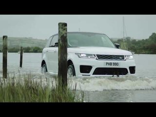 Challenge accepted   New Range Rover Sport conquers land and sea in unique point to point