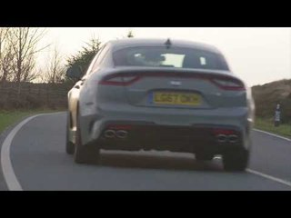 KIA Stinger Driving Video in Ceramic Grey