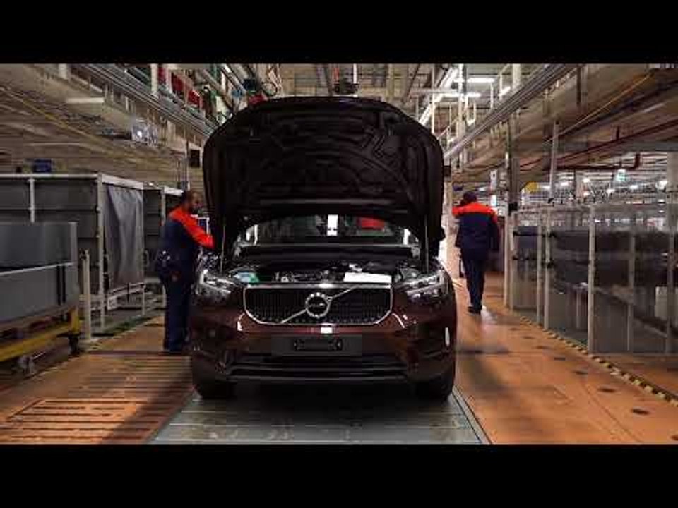 The  new Volvo XC40 pre production in Ghent, Belgium