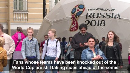 St Petersburg on tenterhooks ahead of France-Belgium semi