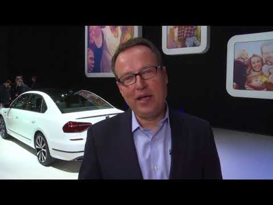 Discusses the new VW Passat GT - Hinrich Woebcken, President and CEO of Volkswagen Group of America