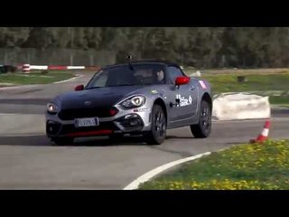 ACI Rally Italia Talent Targeted Abarth at the Pista del Corallo in Alghero
