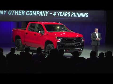 2019 Chevrolet Silverado Reveal Event at 2018 NAIAS Detroit
