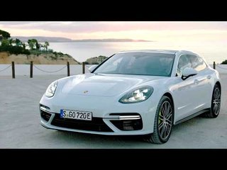 Porsche Panamera Turbo S E-Hybrid Sport Turismo in Carrara White Metallic Design Hybrid Trackdays