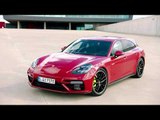 Porsche Panamera Turbo S E-Hybrid Sport Turismo in Carmine Red Design Hybrid Trackdays