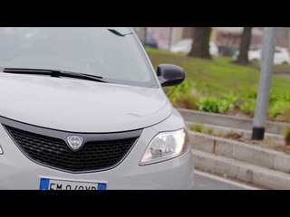 The new Lancia Ypsilon in White Driving Video