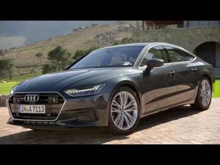 Tải video: Audi A7 Sportback in Triton blue Exterior Design