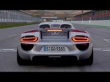 Porsche 918 Spyder in Rhodium Silver Metallic at Hybrid Trackdays