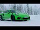 Sneak Preview Porsche 911 GT3 RS Snow drifting