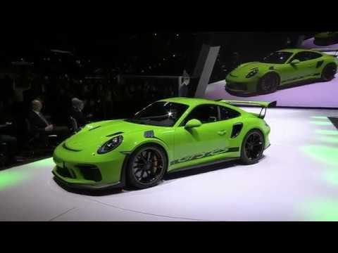 Porsche presented the new 911 GT3 RS at the 2018 Geneva International Motor Show