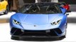 Lamborghini Huracán Performante Spyder launch at the 2018 Geneva Motor Show Highlights