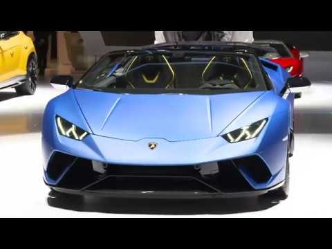 Lamborghini Huracán Performante Spyder launch at the 2018 Geneva Motor Show Highlights