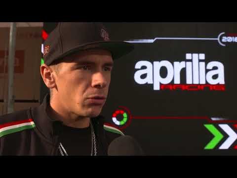 Aprilia 2018 Event - Interview Scott Redding