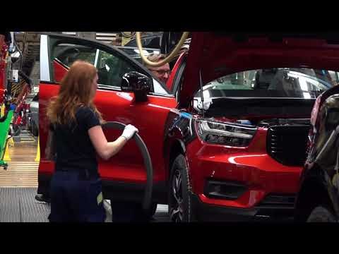 Production video of the Volvo XC40 in Volvo Cars' manufacturing plant in Ghent