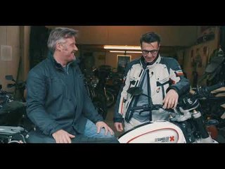 Henry Crew arround the world on a Ducati Scrambler Desert Sled