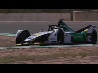 Audi tests the Audi e-tron FE05 for Formula E