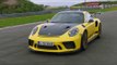 The new Porsche 911 GT3 RS Racing Yellow Driving Video