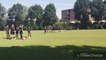 Concours entre Français et Belges du Sporting de Charleroi avant la demi-finale de Coupe du Monde entre Bleus et Diables
