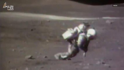 Watch Astronauts Fall on the Moon in the Best Blooper Reel Ever