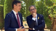 Sánchez y Torra discrepan sobre la autodeterminación