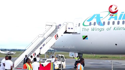 Namna JPM alivyoipokea ndege mpya Boeing 787-8 Dreamliner