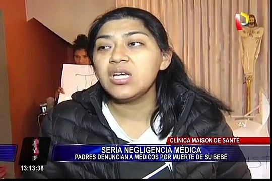 Callao: padres denuncian a médicos por muerte de bebé de 9 meses de nacida