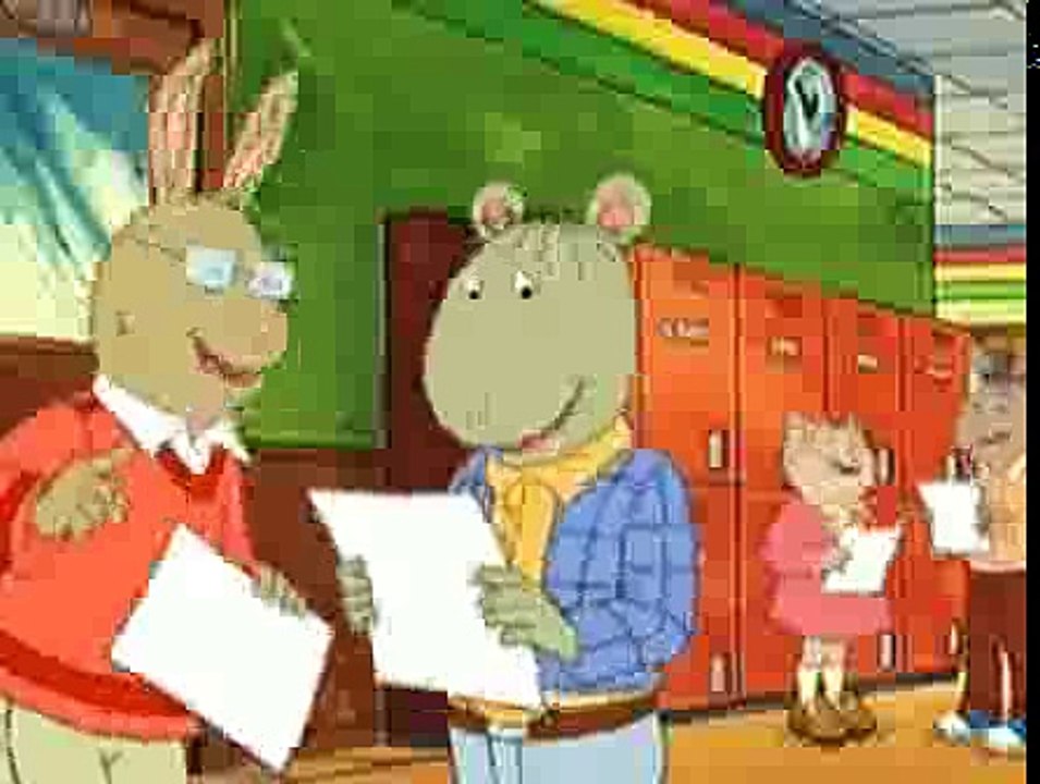 Arthur 6x06 - Citizen Frensky; D W 's Backpack Mishap
