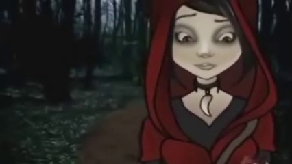 Cartoon HORROR story For Adults ABOUT the MODERN RED riding HOOD