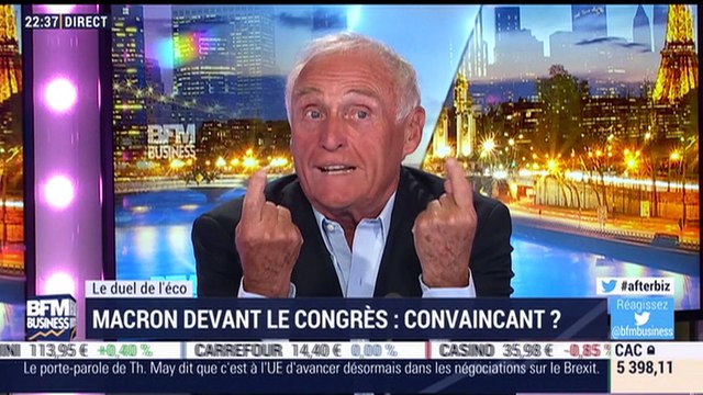 Le duel de l'éco: Emmanuel Macron a-t-il été convaincant lors de son discours devant le Congrès de Versailles ? - 09/07