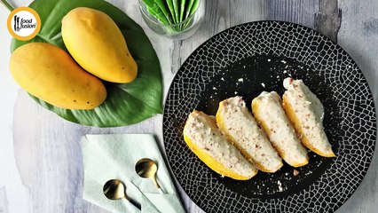 Mango Stuffed Kulfi Recipe