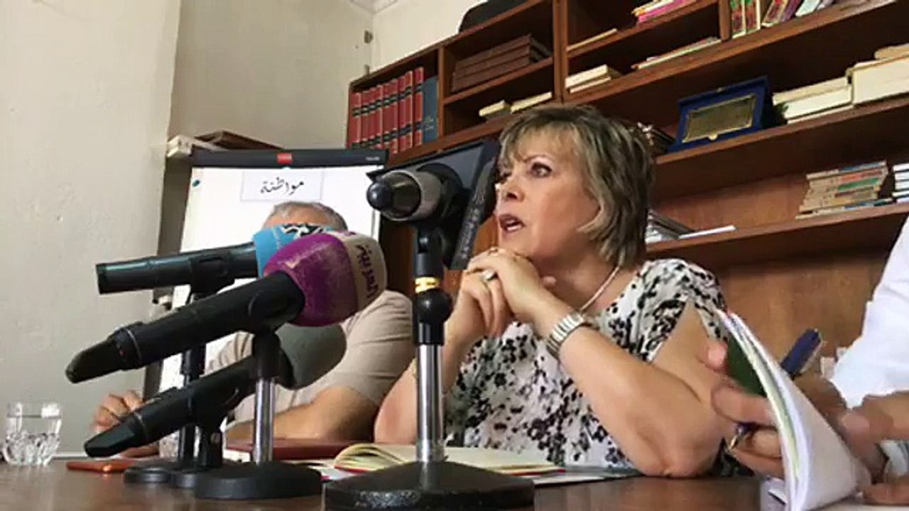 Conférence de presse de Zoubida Assoul, Abdul Ghani Badi et Salah Debouz