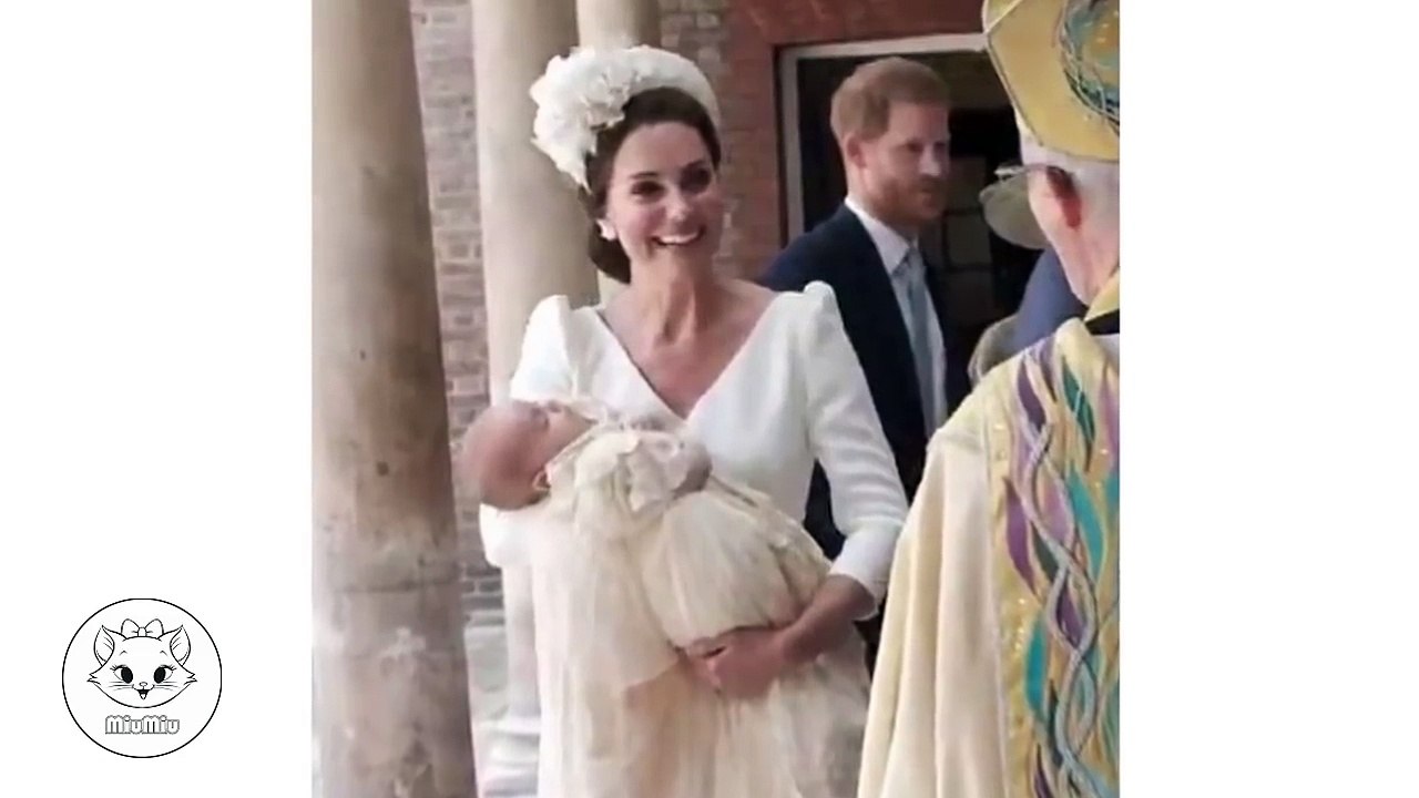 Duchess Kate Dazzles in Alexander McQueen Dress at Prince Louis Christening