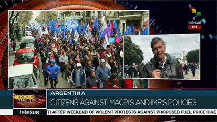 Anti-IMF Protesters Mark Argentinian Independence Day