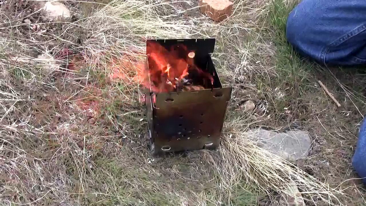 DIY - Firebox Folding Camping _ Emergency Preparedness Stove - video  Dailymotion