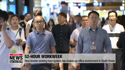 New shorter working hour system has shaken up office environment in South Korea