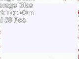 Goege Message Bottles Spice Storage Glass Vials Cork Top 50mm 2 10ml 50 Pcs