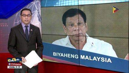 Pres. #Duterte, makikipagpulong kay Malaysian PM Mahathir Mohamad