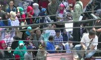 Warga Lampung Dirikan Tenda di Sekitar Kantor Bawaslu